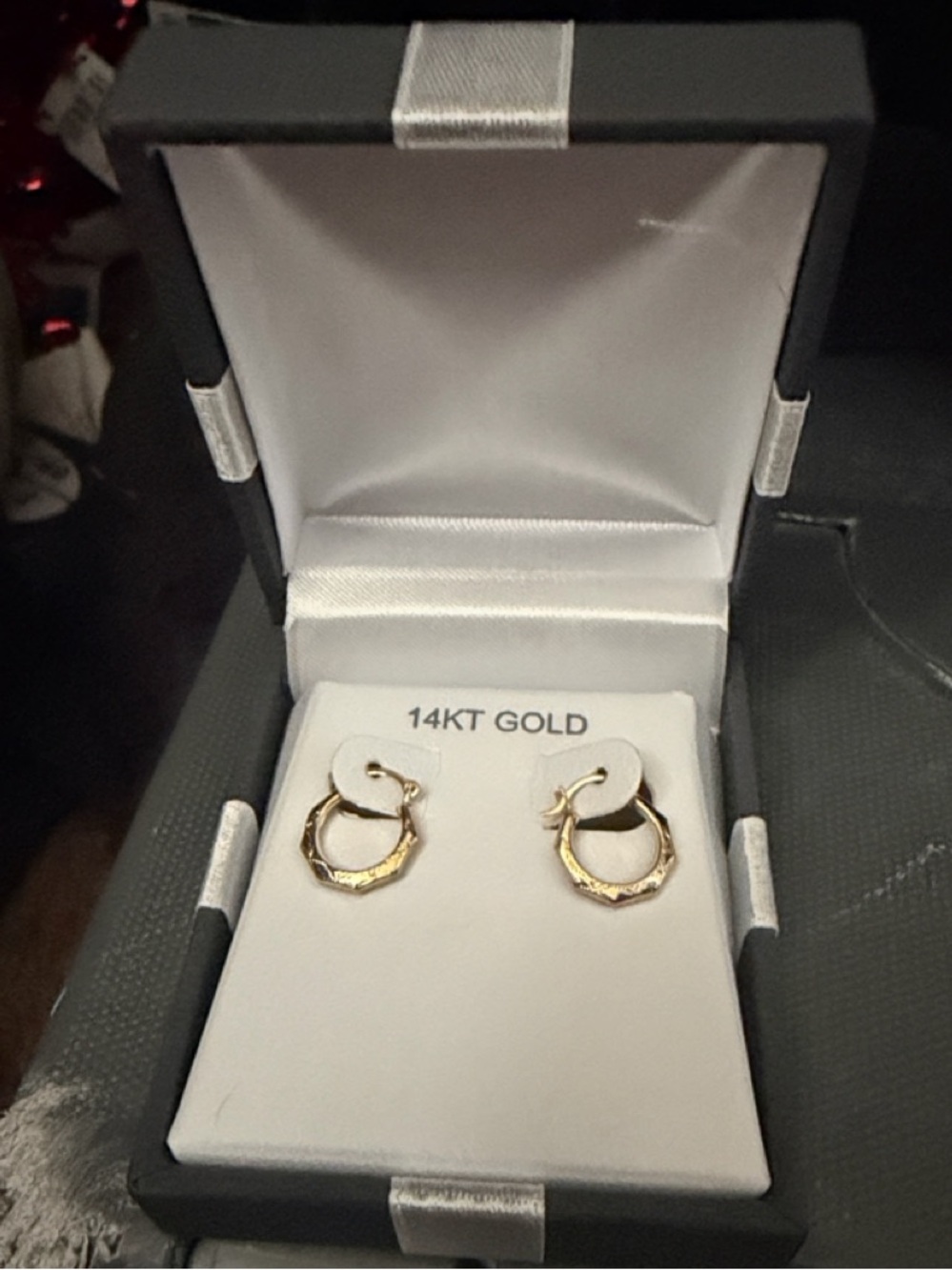 14KT Gold Women's Hoop Earrings - Polished Yellow Gold